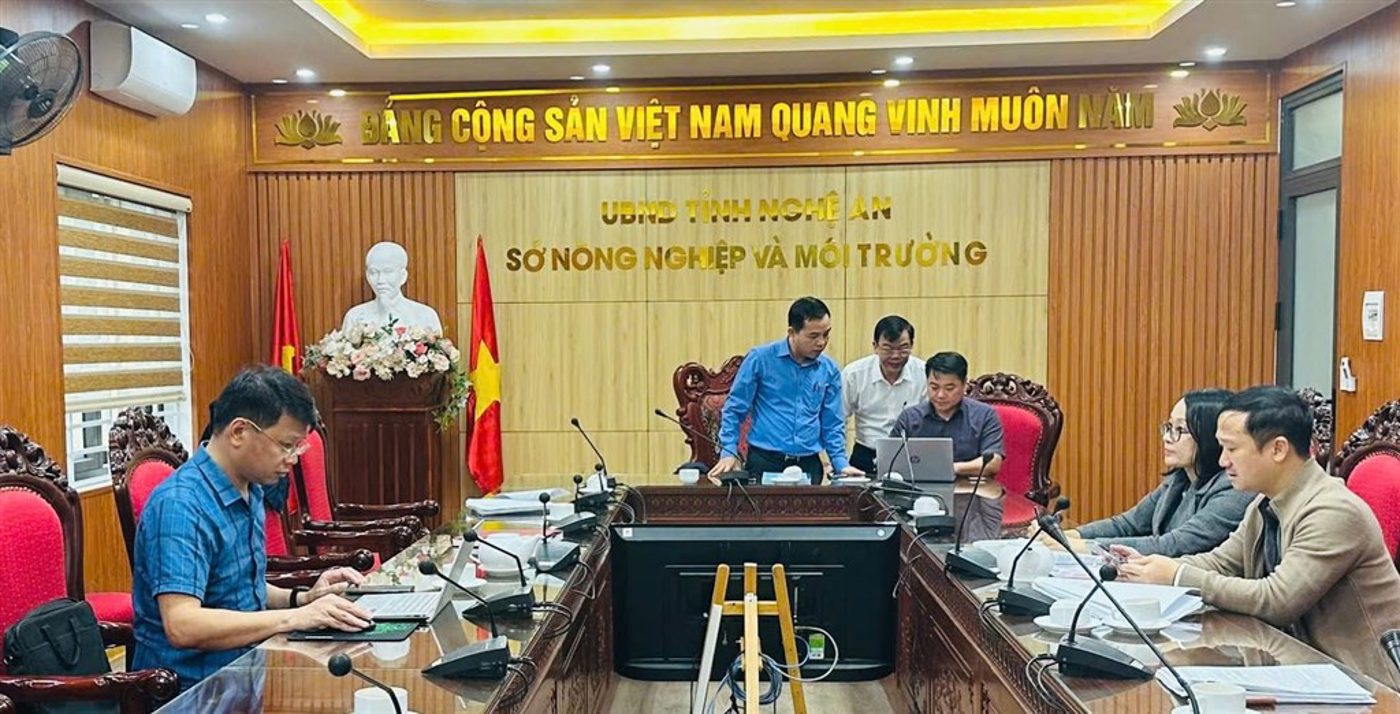 Sở Nông nghiệp và Môi trường tham gia tập huấn trực tuyến về hướng dẫn đồng bộ dữ liệu từ CSDL đất đai
