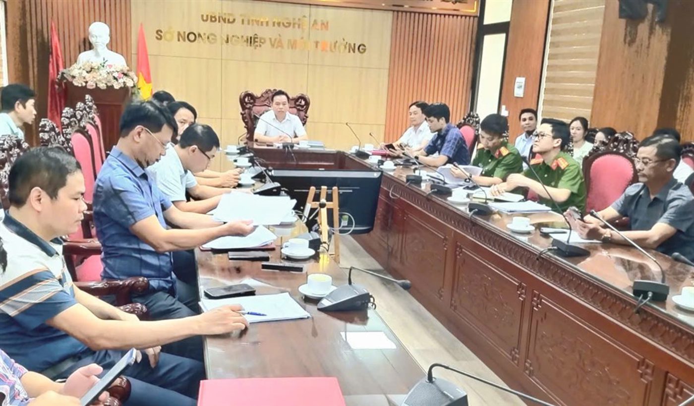 Sở Nông nghiệp và Môi trường tham dự Hội nghị trực tuyến hướng dẫn kỹ thuật triển khai Kế hoạch số 2659/KH-BNNMT-BCA và Thông tư số 19/2026/TT-BNNMT