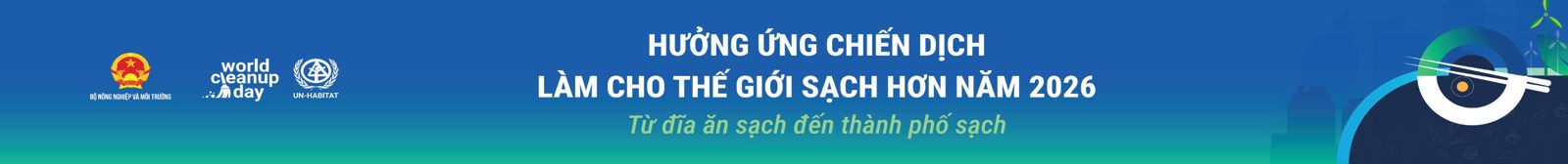 Hưởng ứng chiến dịch làm cho thế giới sạch hơn
