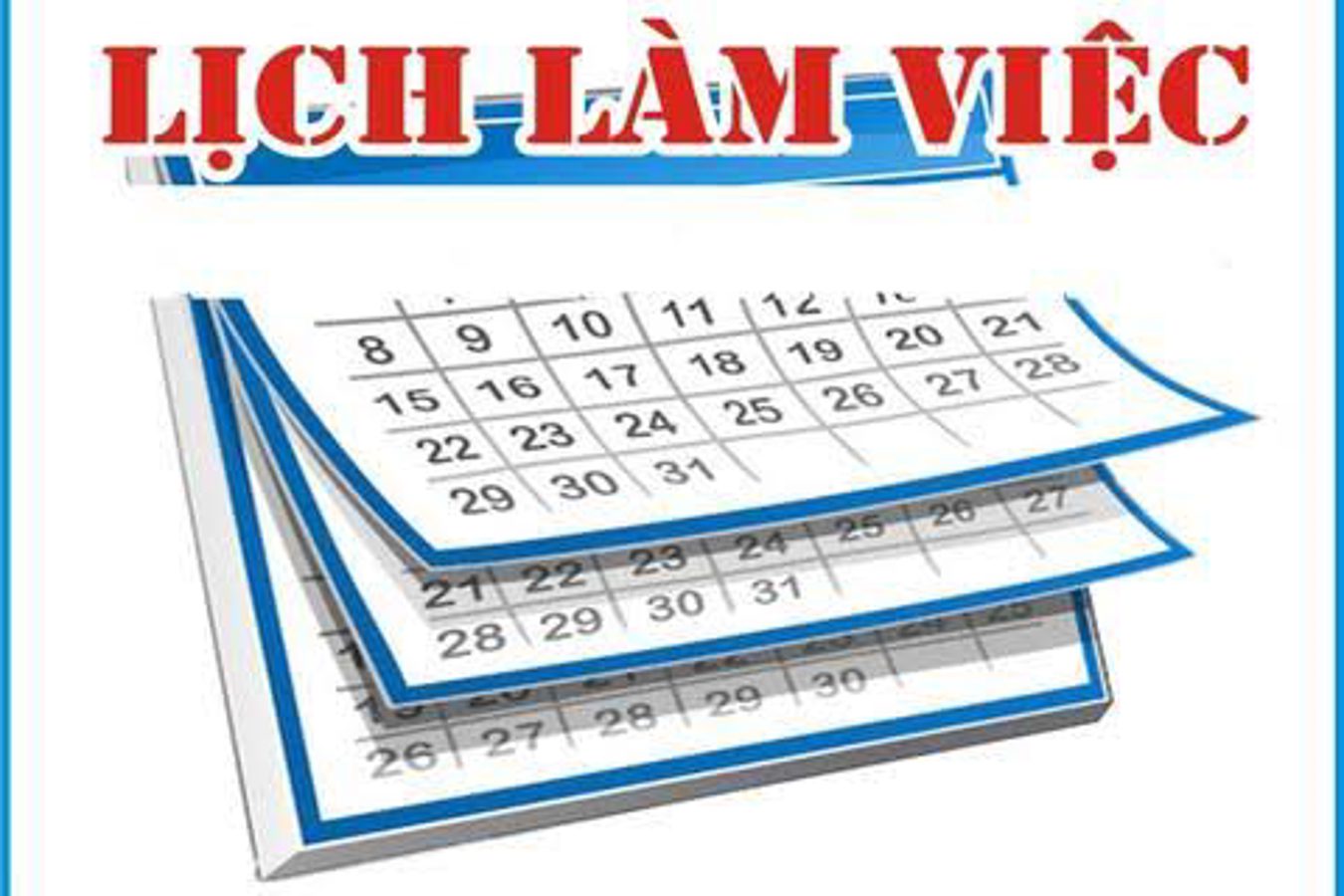 Lịch làm việc